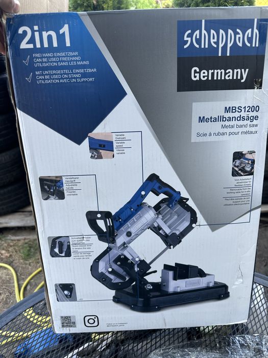 Лентова ножовка  scheppach