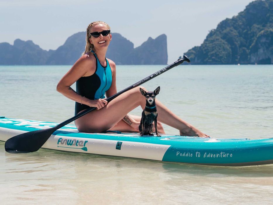Надуваем падъл борд FunWater TIKI  10'6, SUP.