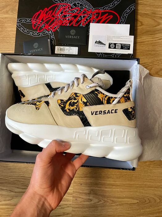 !! Reducere !! Adidasii/Sneakers Versace Chain Reaction baroque