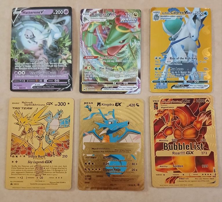 Pokemon  карти 6 брой