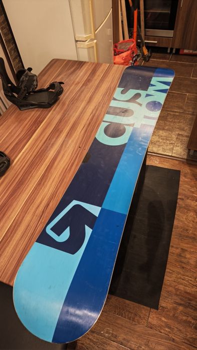 Placa Snowboard Burton Custom 158W cu legaturi Legaturi Burton Custom