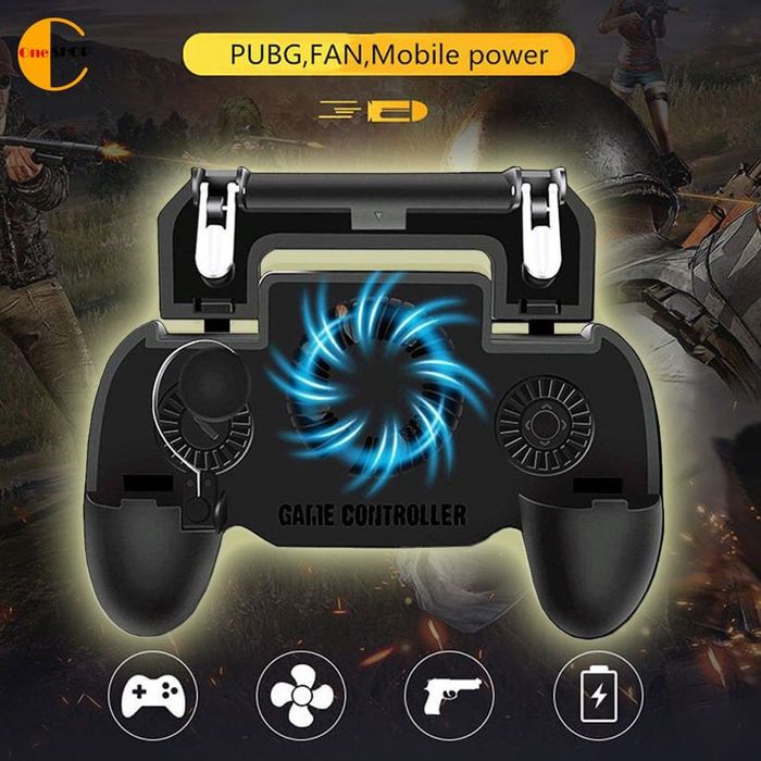 3в1 Gamepad джойстик за телефон с охлаждане и PowerBank батерия pubg