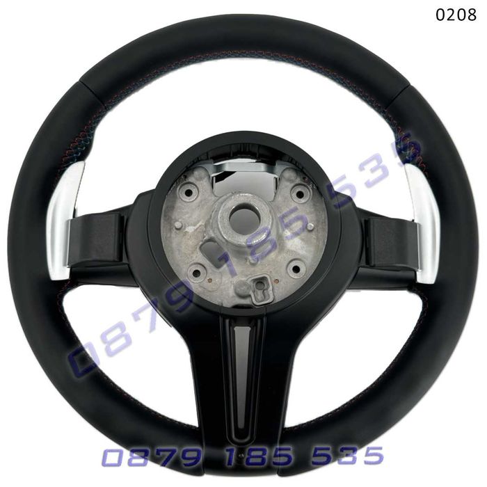 Волан цветен шев BMW 5 6 7 F10 F06 серия М спорт червени бутони бмв ф