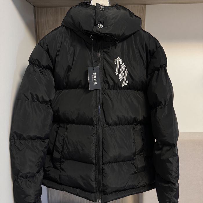 Trapstar Shooters Hooded Puffer Reflective Jacket Зимно Яке Палто