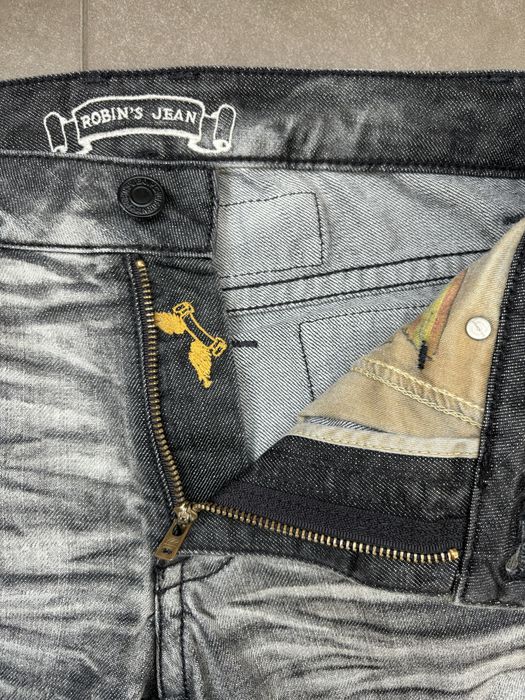Robins Jean – сиви дънки с камъни (rhinestones)
