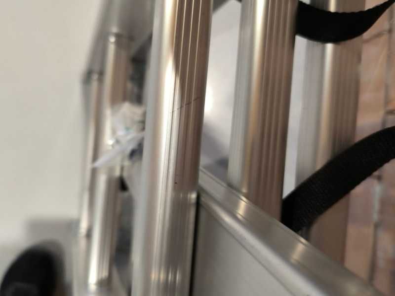 Стълба алуминиева трираменна 3х7 4.76м 150кг