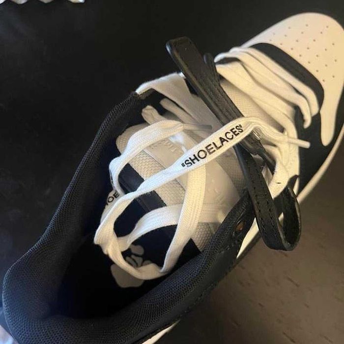 #SUMMER SALE# OFF-White Out Of Office PANDA Black White Negru Alb - Verificare Colet -