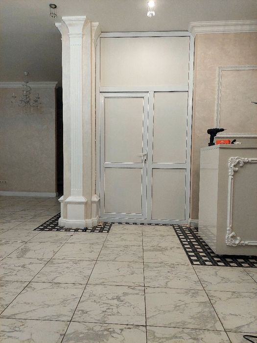 Перегородки пластиковые, алюминиевые