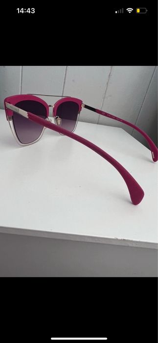 Ochelari Police roz cu auriu