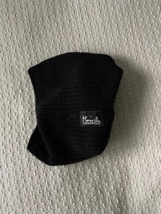 Зимна шапка Karl Lagerfeld - вълна мерино