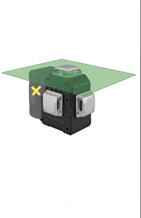 5г.ГАРАНЦИЯ Акумулаторен лазерен нивелир 3 х 360 Parkside Perfomance