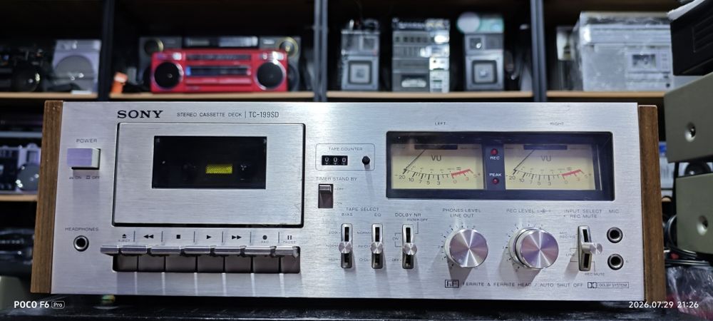 Sony TC-199SD Магнитофон приставка дека
