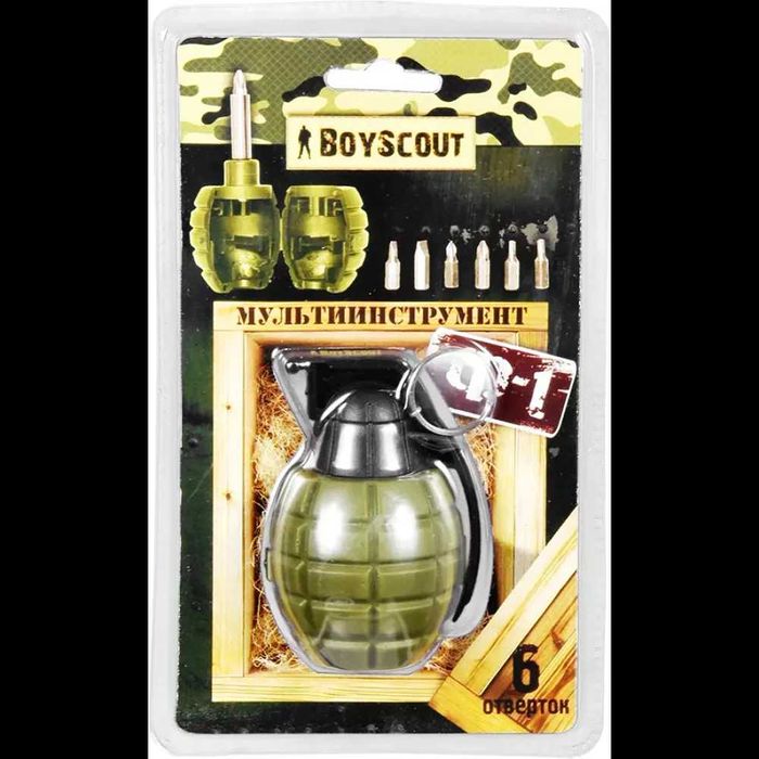 Мультиинструмент BoyScout "Ф-1" 6 отверток (Россия)