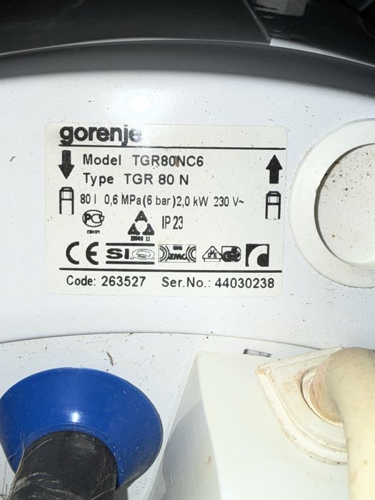 Boiler electric GORENJE 80L.