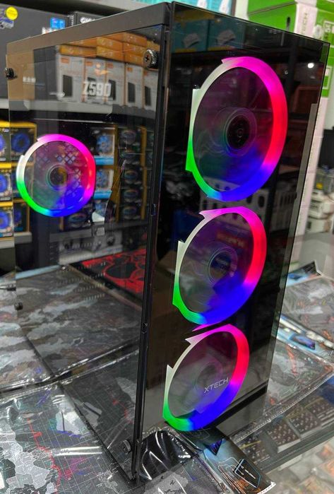 RGB keys, 4xFan RGB cooler