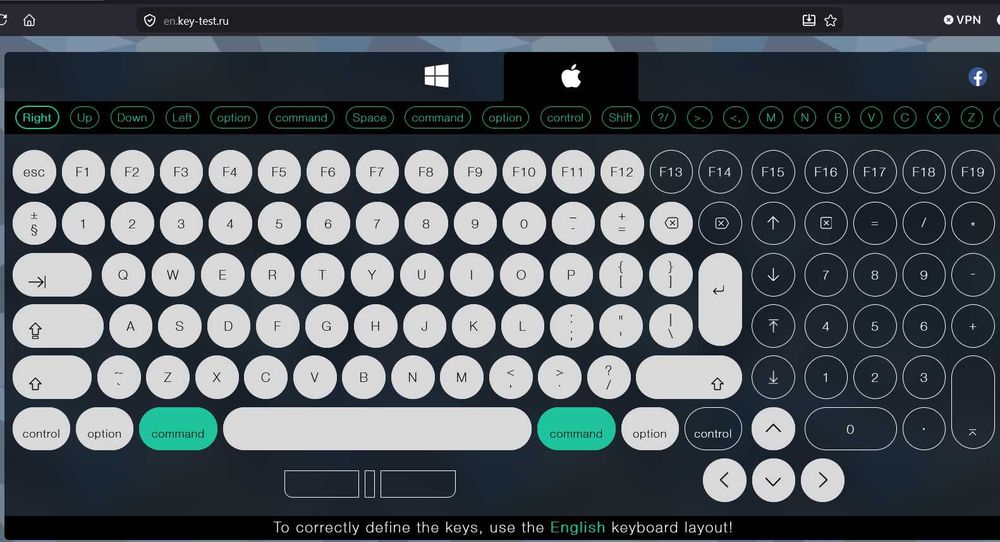 Apple Wireless Keyboard Model A1255 безжична клавиатура Bluetooth Mac Windows