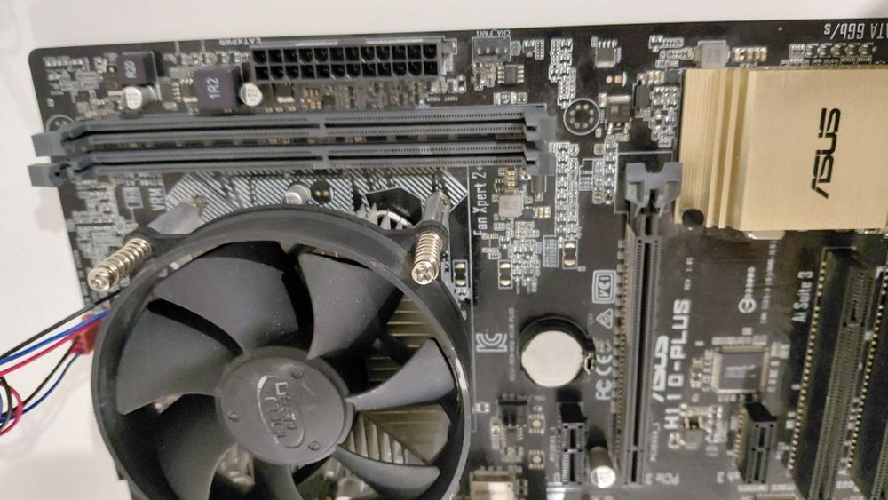 Комплект ASUS H110-PLUS + Intel Core i3-7100 + Кулер Deepcool