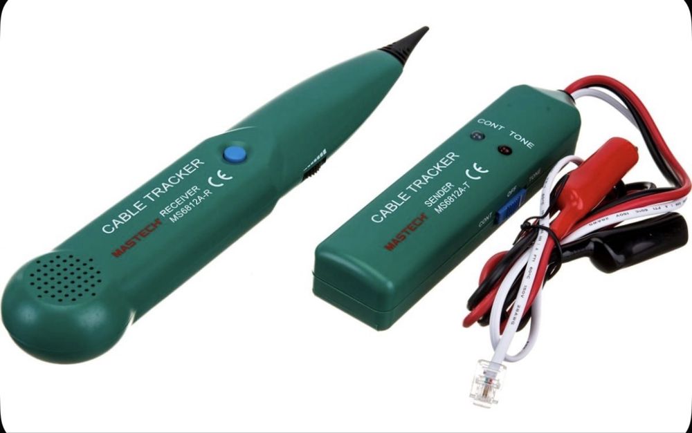 Кабельный тестер трассоискатель MASTECH MS6812A с генератором сигнала