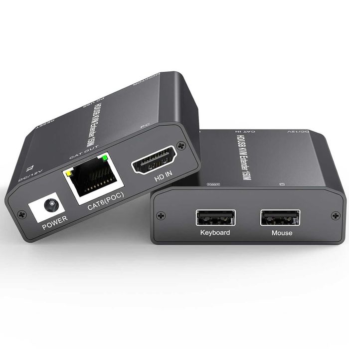 HDMI USB KVM Extender–удължител за HDMI и USB до 150 м през CAT6/CAT5e