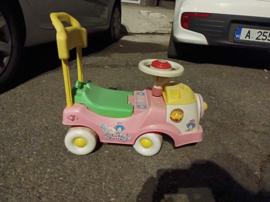 Black friday,Детски мотор/количка за бутане , скутер с светещи гуми