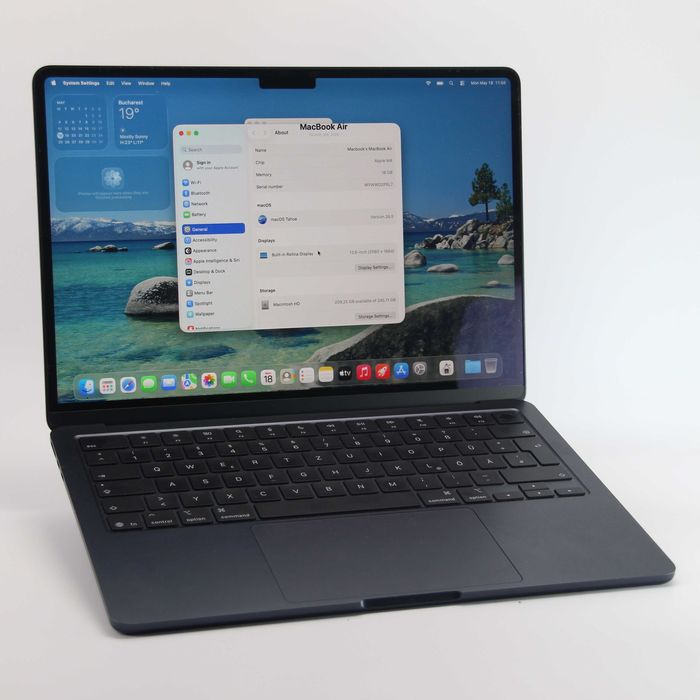 MacBook Air 13 QWERTZ - Apple M4 - 256 Gb SSD / 16 Gb RAM - FRESH Galati
