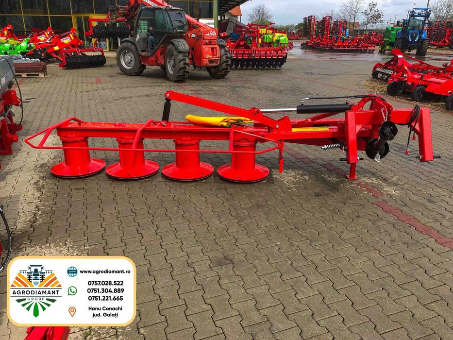 Lisicki Cositoare rotativa cu 4 talere 2.6m nou de la producător, rabatabila hidraulic, noua de la producator