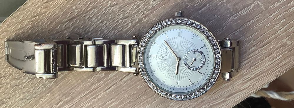 Vand ceas dama Timothy Stone, argintiu, oțel inoxidabil, folosit