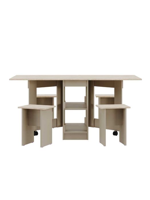 Стол кухонный и стулья комплект AIKO Vibe | Stol va stul to'plam