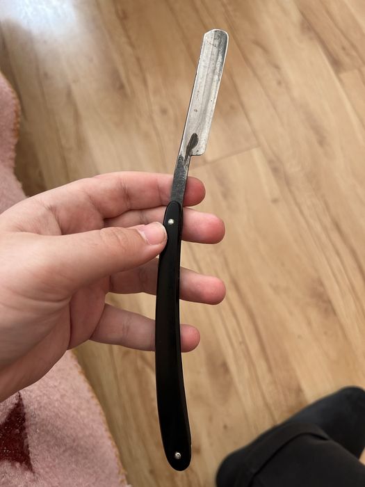 Античен немски прав бръснач Paul Springer PASCHA (около 1900-1930)