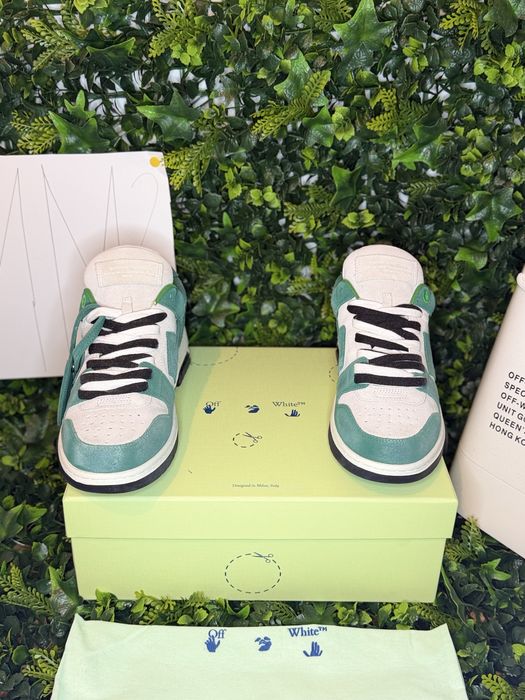 Adidasi/Sneakers Off-White Out off Office green and white vintage  |full box | MM2 Outlet