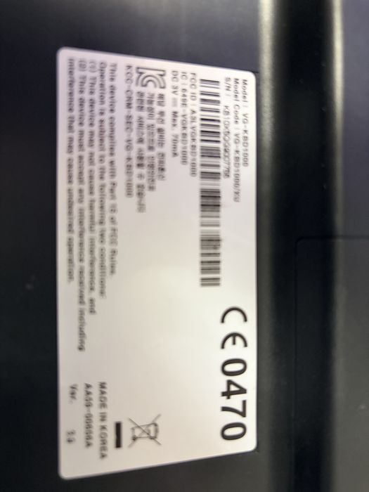 Tastatura samsung  cu bluetooth  compatibila cu telev smart samsung