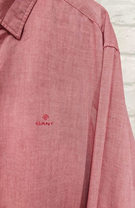 GANT Tech Prep Оригинална мъжка риза Цвят Сьомга Размер XL