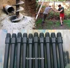 Скважина абиссинская качалка, насос, кудук