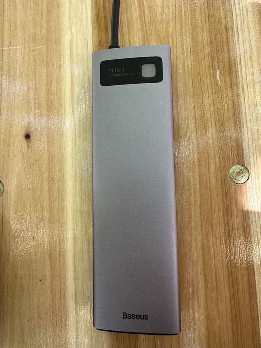 Докинг станция Baseus Metal Gleam 11 in 1 (CAHUB-CT0G)