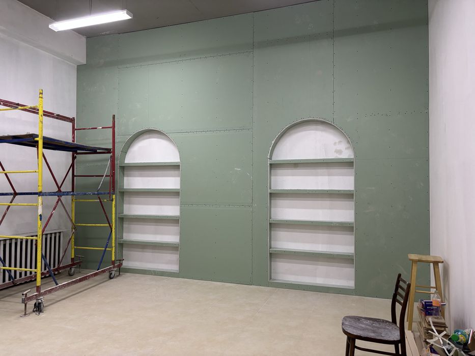 Монтаж гипсокартона