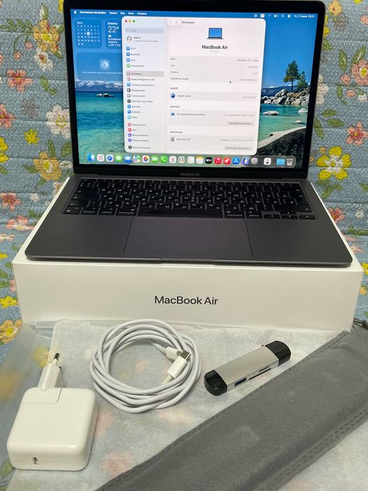 MacBook M1, полный комплект и MagicMouse 2