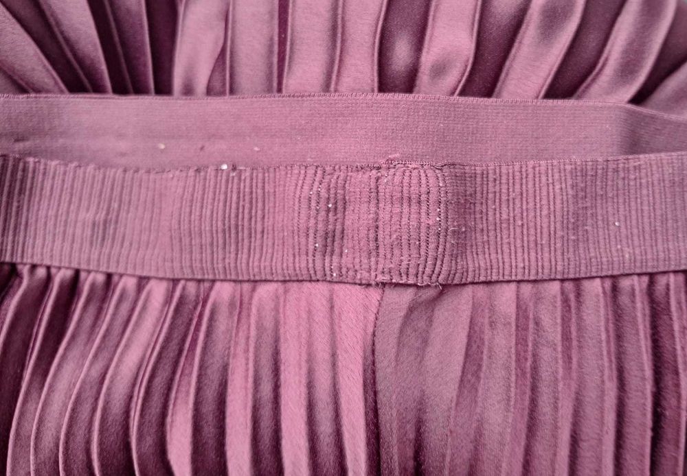 Fusta plisata cu Talie elastica