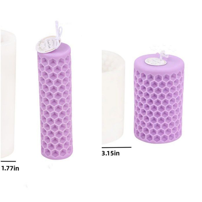 Силиконовая форма для свечей соты