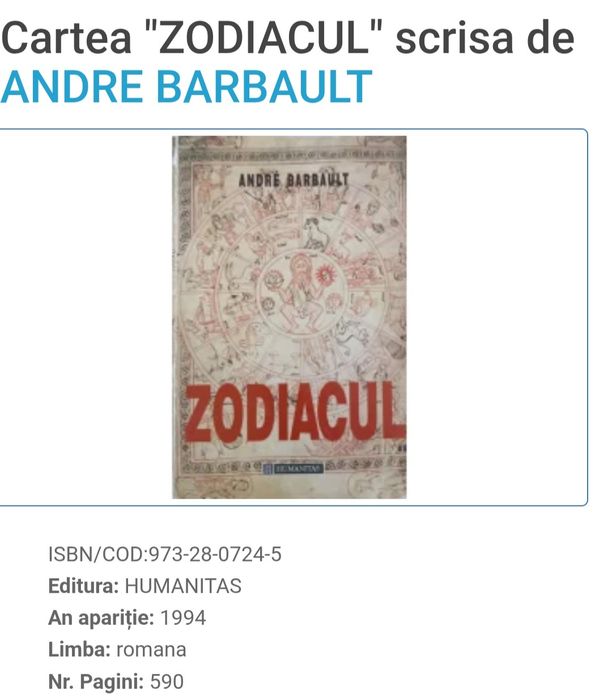 Zodiacul - Android Barbault