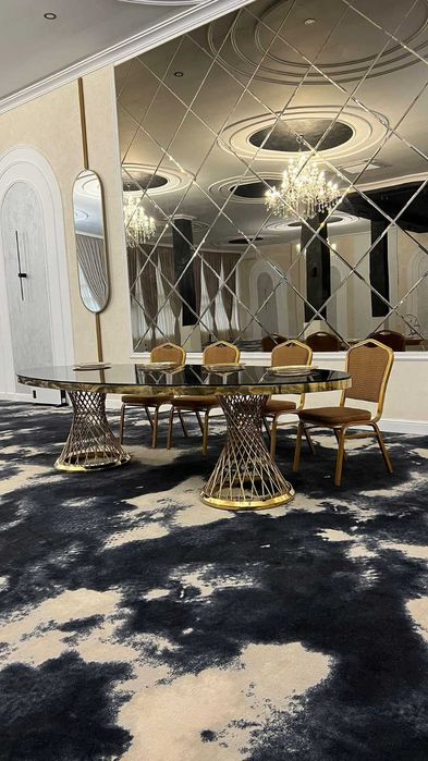 Mese ovale, Prezidiu, evenimente, Candy masă blat oglindă EXQUISITE