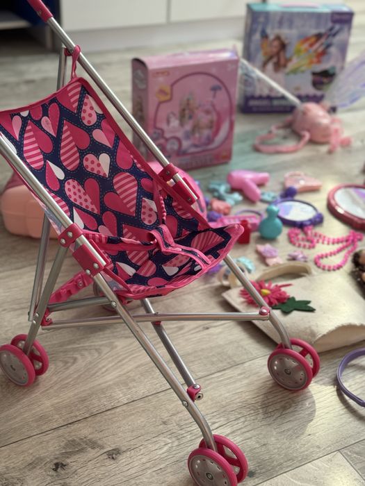 Игрушки пакетом для девочки крылья куклы набор