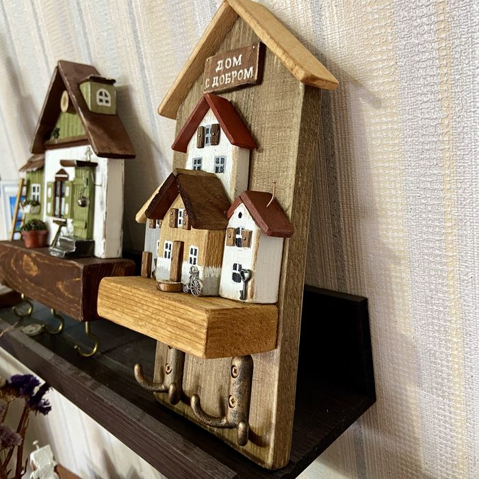 Ключница «Домики»