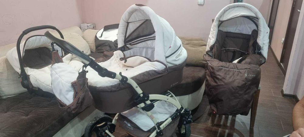 Детска количка С ПОДАРЪЦИ  Adbor S Line Бебешка