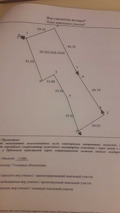 участок 26 соток  в Тастыбулаке