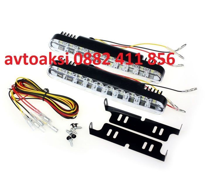 Дневни светлини + мигачи Led 12v 6000К -029