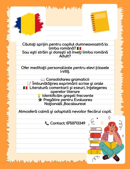 Meditatii Limba Engleza Franceza Spaniola Romana /Romanian English les