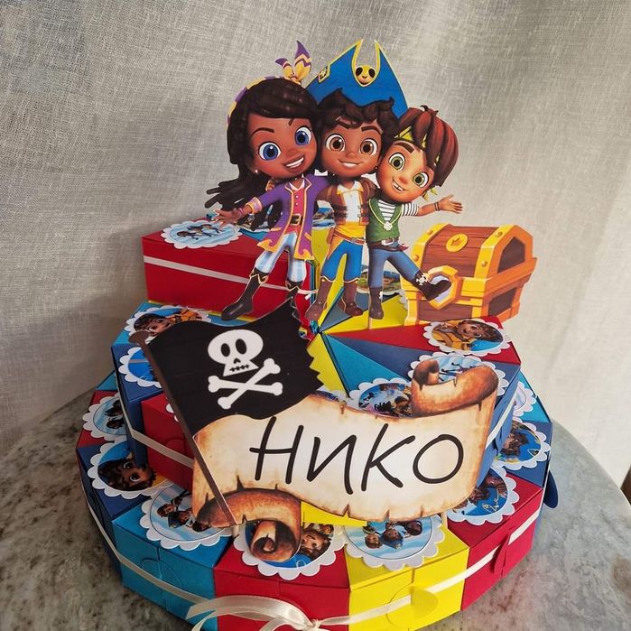 Картонена торта за детско парти