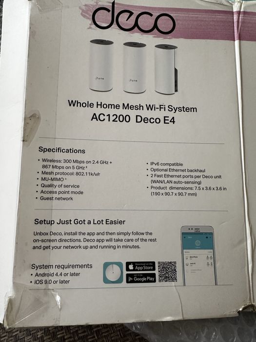 tp-link  AC1200 Whole Home Mesh Wi-Fi System