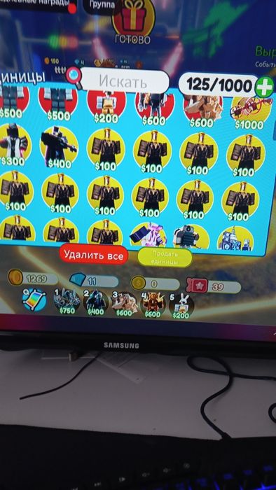 Продаю юнитов в скибиди тавер дефенс