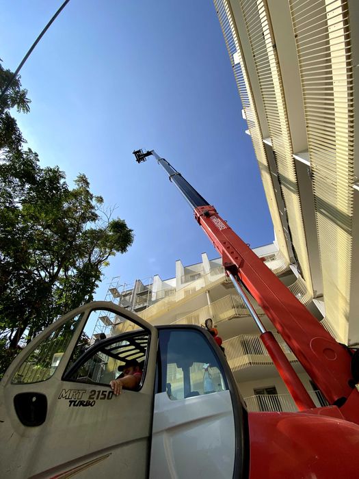 Închiriere Manitou MRT 2150/macara (troliu)  – 250 lei/oră